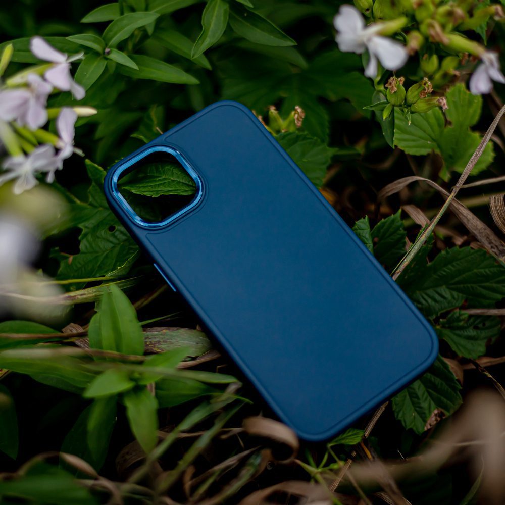 Satin case for Samsung Galaxy S23 Plus dark blue