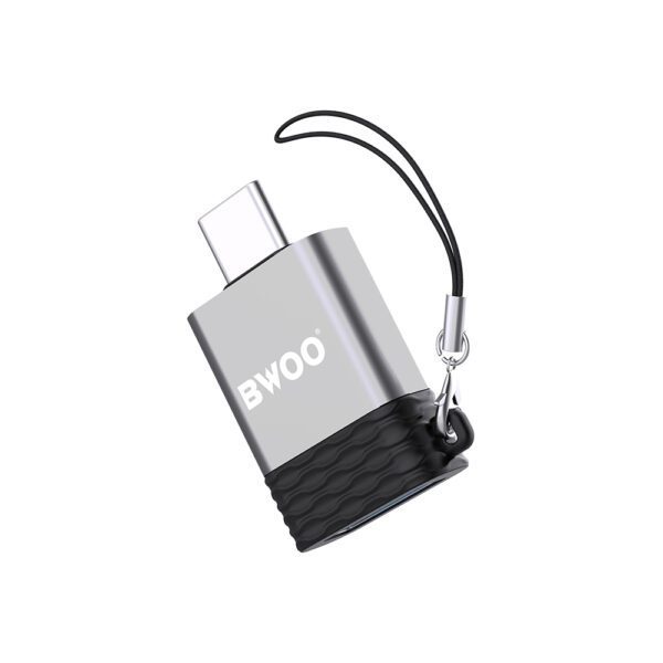 BWOO Adapter USB - USB-C Gray OTG BZ-35