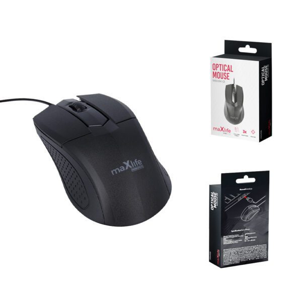 289321_oryg Maxlife Home Office MXHM-01 optical mouse 1000 DPI 1,2 m black