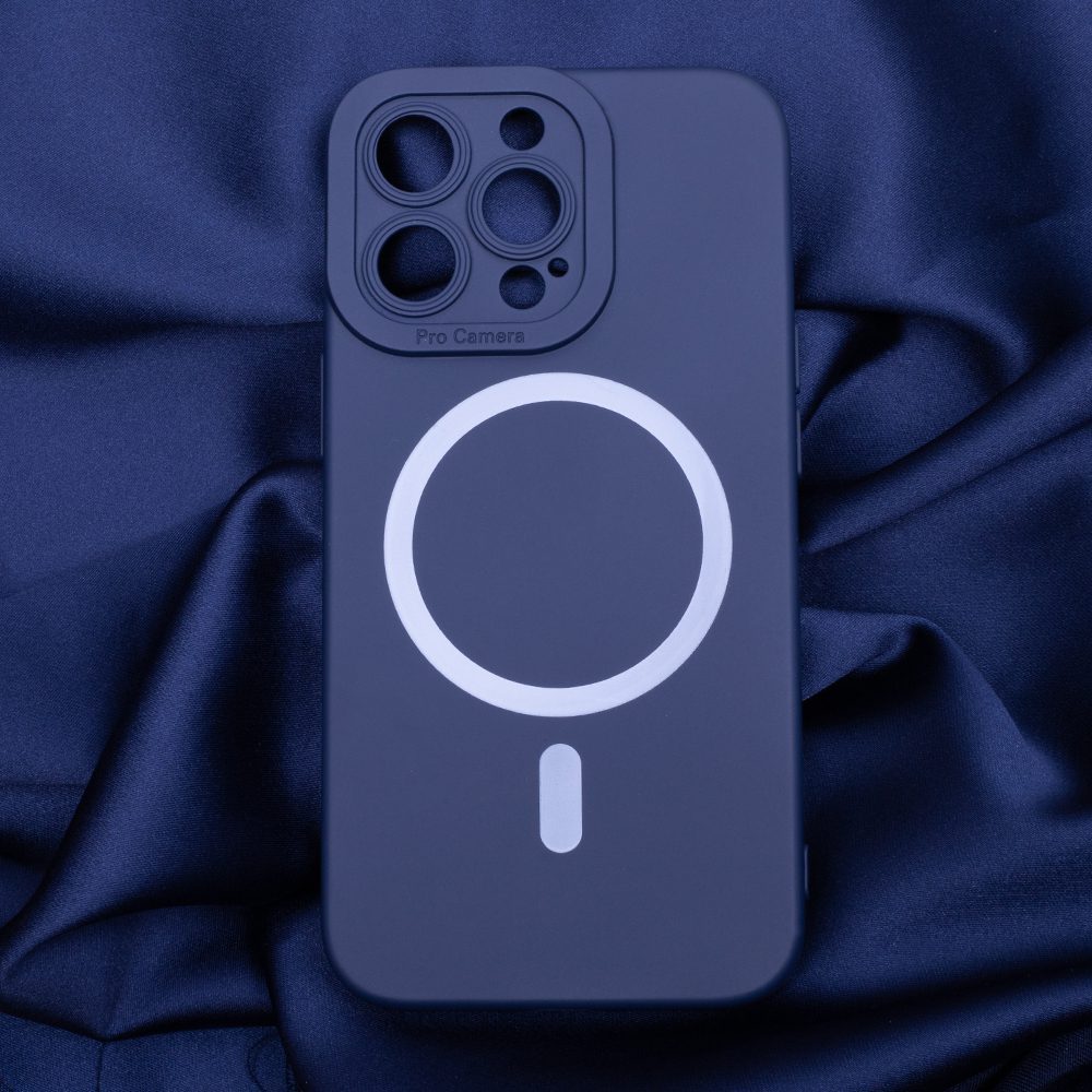 Silicon Mag case for iPhone 16 Pro 6,3" dark blue