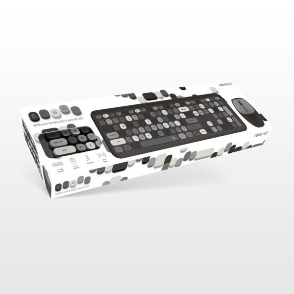 Forever keyboard + mouse Candy black-grey