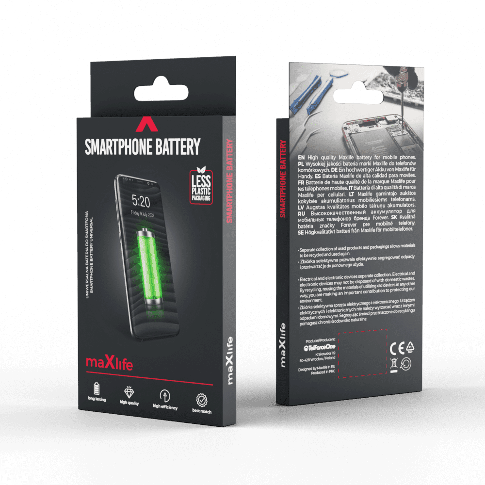 Maxlife battery for iPhone 11 3110mAh without BMS flex