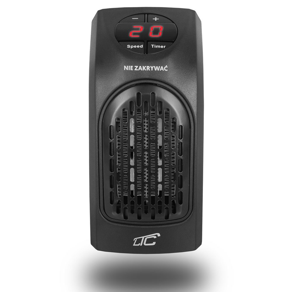 Black heater LTC 400W/230V with ceramic heating element