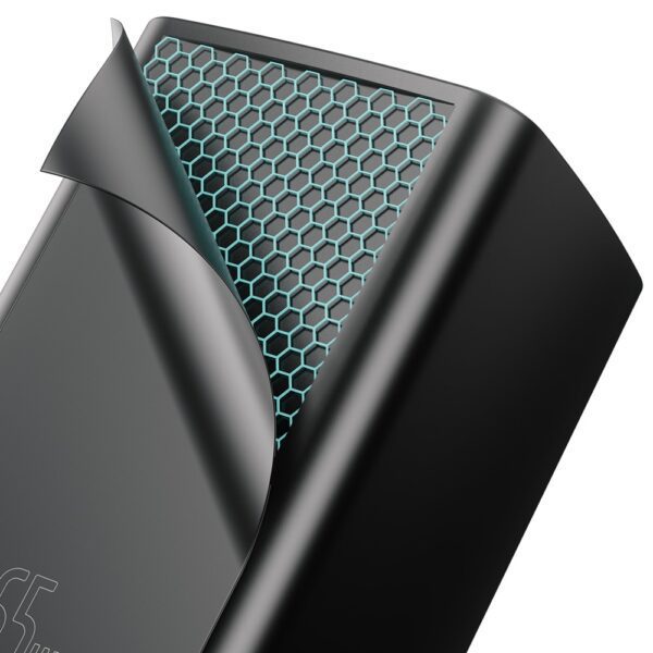 Baseus wall charger GaN2 Lite PD 65W 1x USB-C 1x USB black