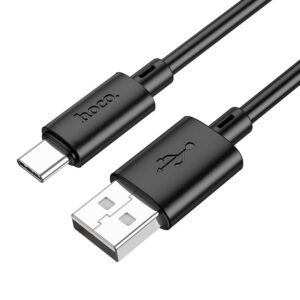 Cable USB A to USB C Hoco 3A 2 m X88 black