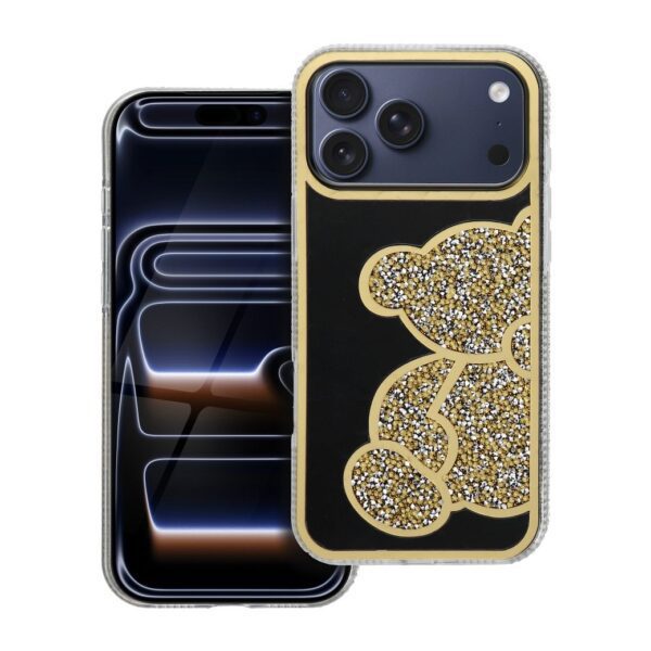 2cff07d0763ea686215543b993bc8bc0 TEDDY BEAR Case for IPHONE 17 Pro Max gold