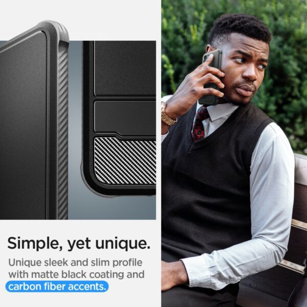 Spigen Rugged Armor case for Samsung Galaxy S23 matt black