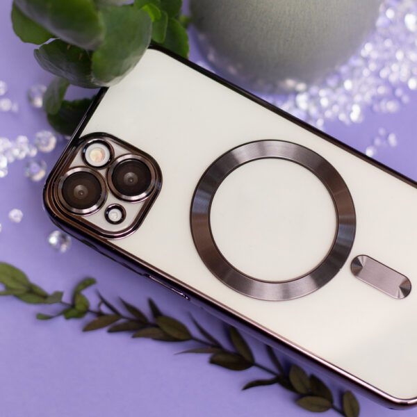 Color Chrome Mag case for iPhone 16e black