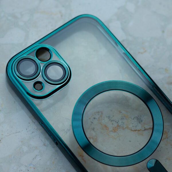 Color Chrome Mag case for Samsung Galaxy A16 4G / A16 5G green