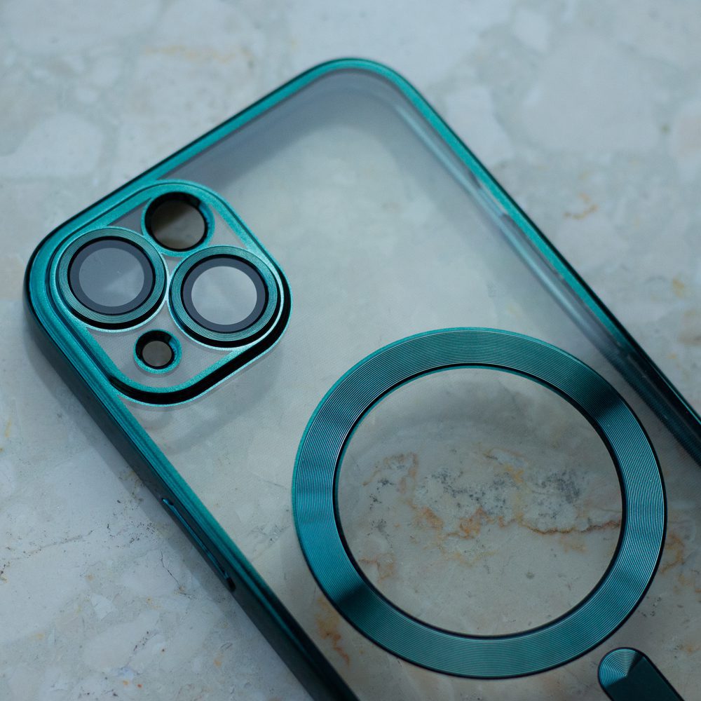 Color Chrome Mag case for Samsung Galaxy A16 4G / A16 5G green