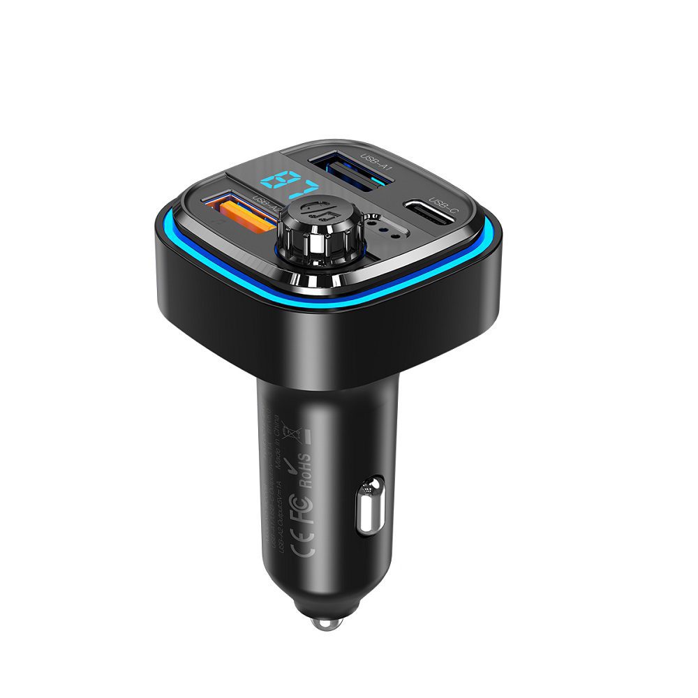 310205_oryg XO transmitter FM BCC08 Bluetooth MP3 car charger 3,1A black