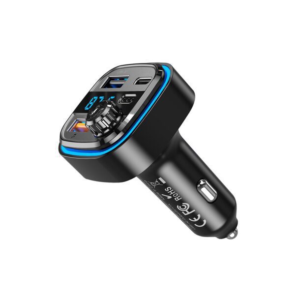 310207_oryg XO transmitter FM BCC08 Bluetooth MP3 car charger 3,1A black
