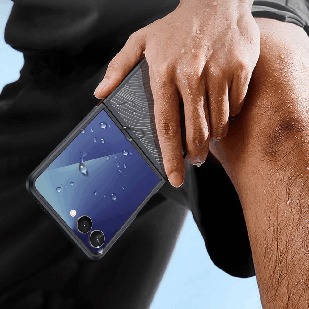 DUX DUCIS case AIMO for SAMSUNG Z Flip7 (Full Window Version) black