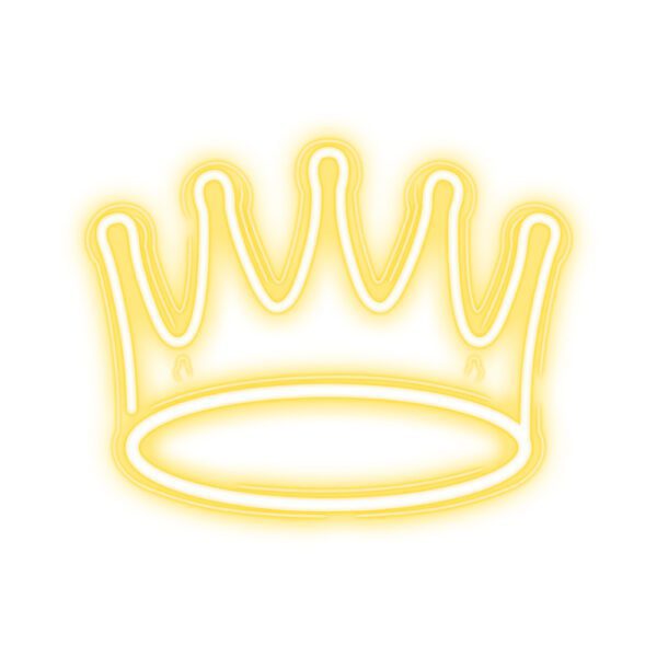 ż_Neon PLEXI LED CROWN warm white NNE12 Neolia