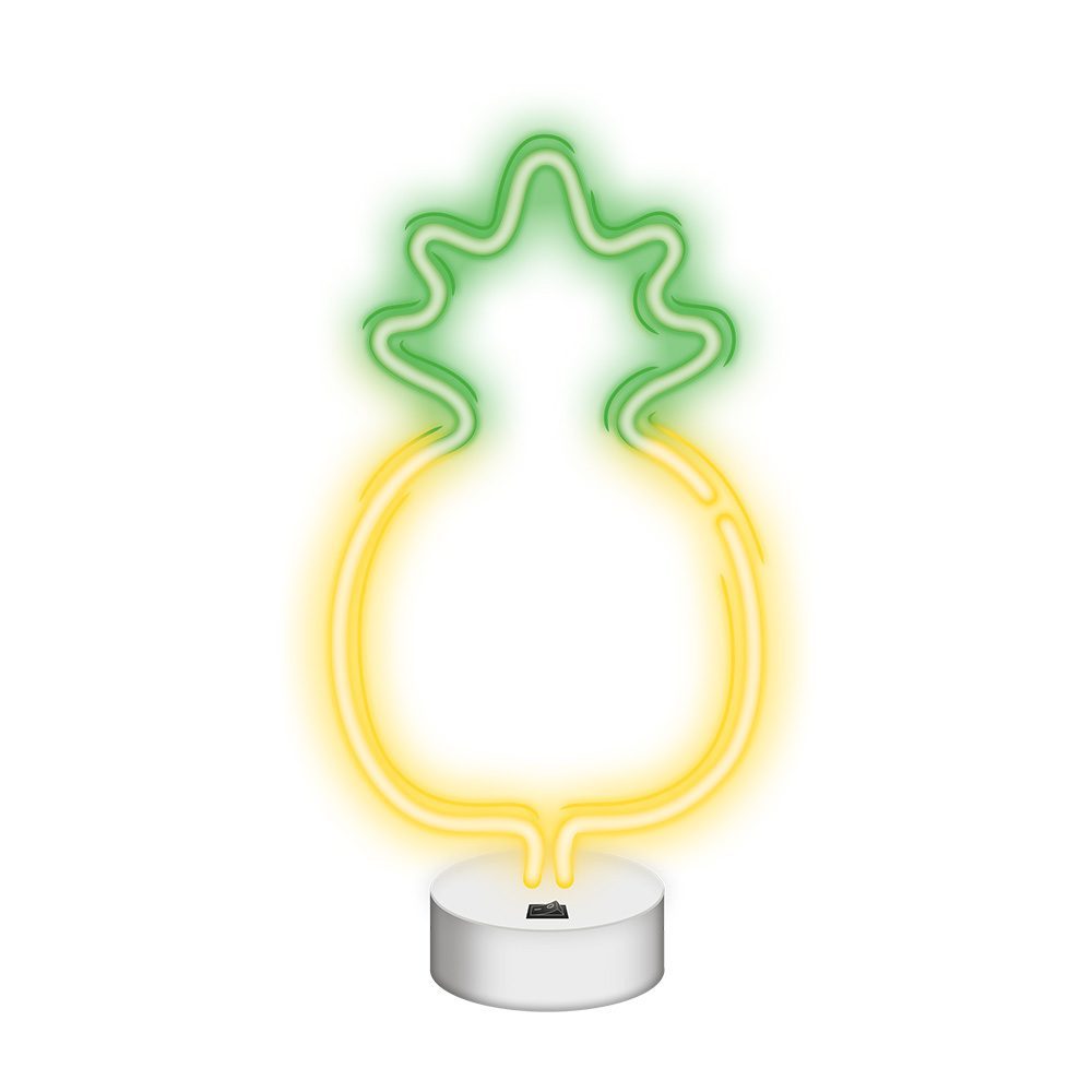 Neon LED on a stand PINEAPPLE yellow green NNE05 Neolia