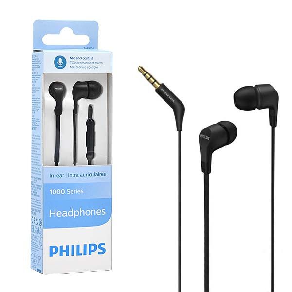 318f996433d79b75a062c7b7fb2d6a82 Wire earphones Jack 3,5 mm Philips TAE1105BK/00 black