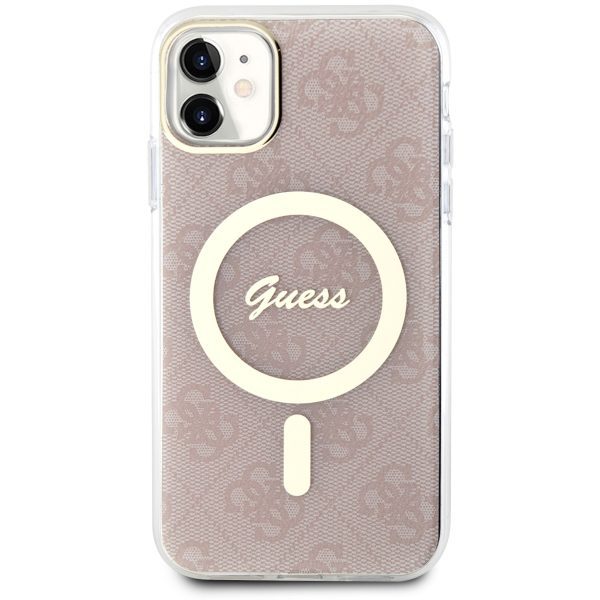 321694_oryg Guess case for iPhone 11 GUHMN61H4STP pink hardcase Magsafe IML 4G