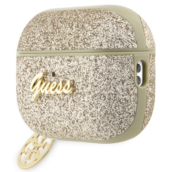 322951_oryg Guess case for AirPods Pro 2 GUAP2GLGSHD gold PU Glitter Flake 4G