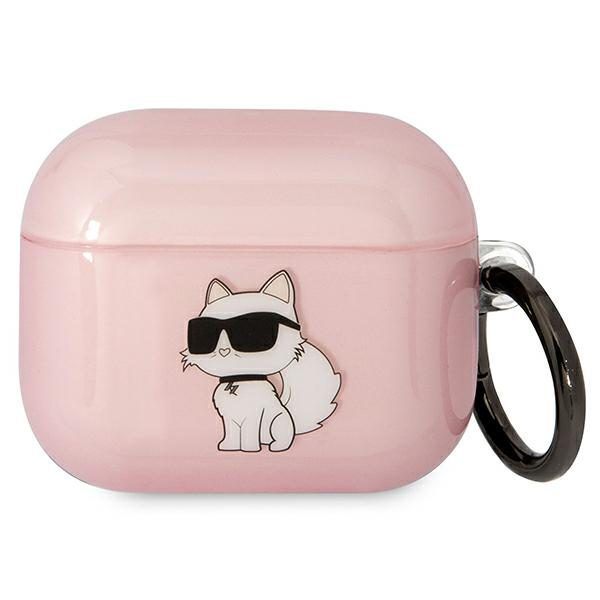 Karl Lagerfeld case for Airpods 3 KLA3HNCHTCP pink Ikonik Choupette