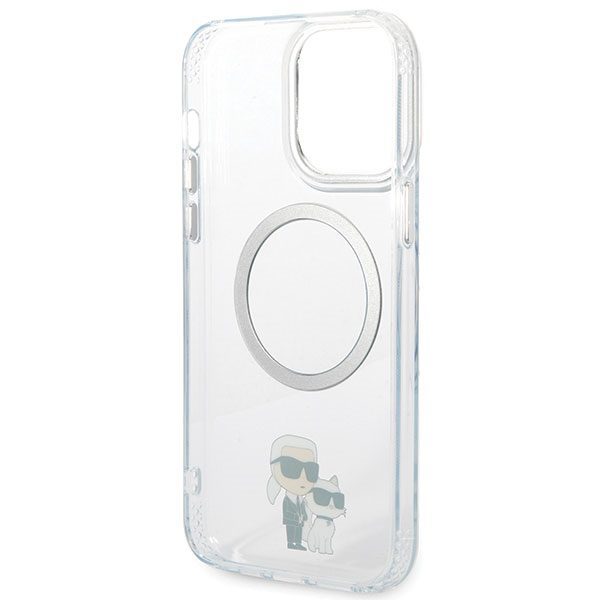 Karl Lagerfeld case for iPhone 13 Pro Max 6,7" KLHMP13XHNKCIT transparent hardcase Magsafe IML NFT Karl & Choupette