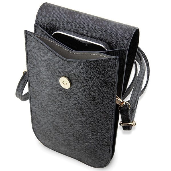 328573_oryg Guess bag GUWBP4RPSK black Wallet 4G Stripes