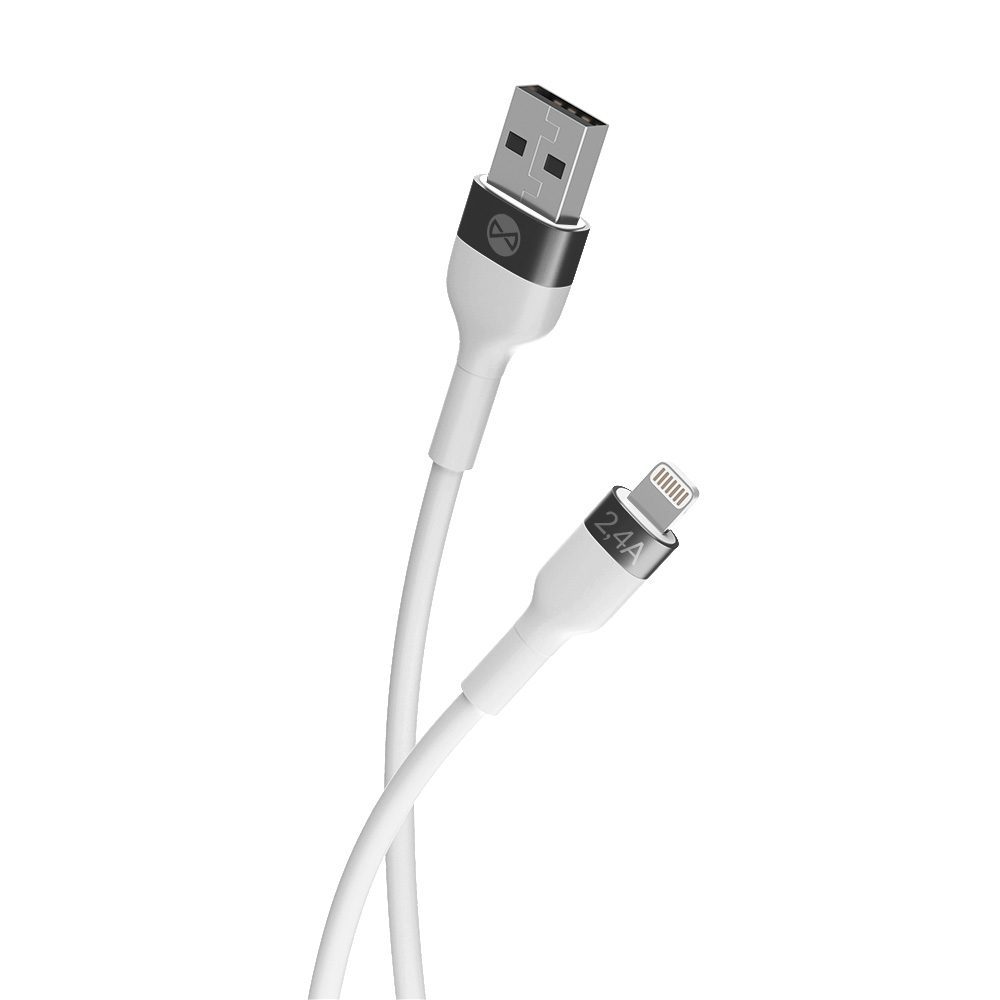 335934_oryg Forever Flexible cable USB - Lightning 1,0 m 2.4A white