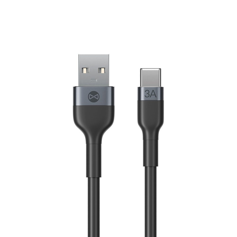 Forever Flexible cable USB - USB-C 1,0 m 3A black