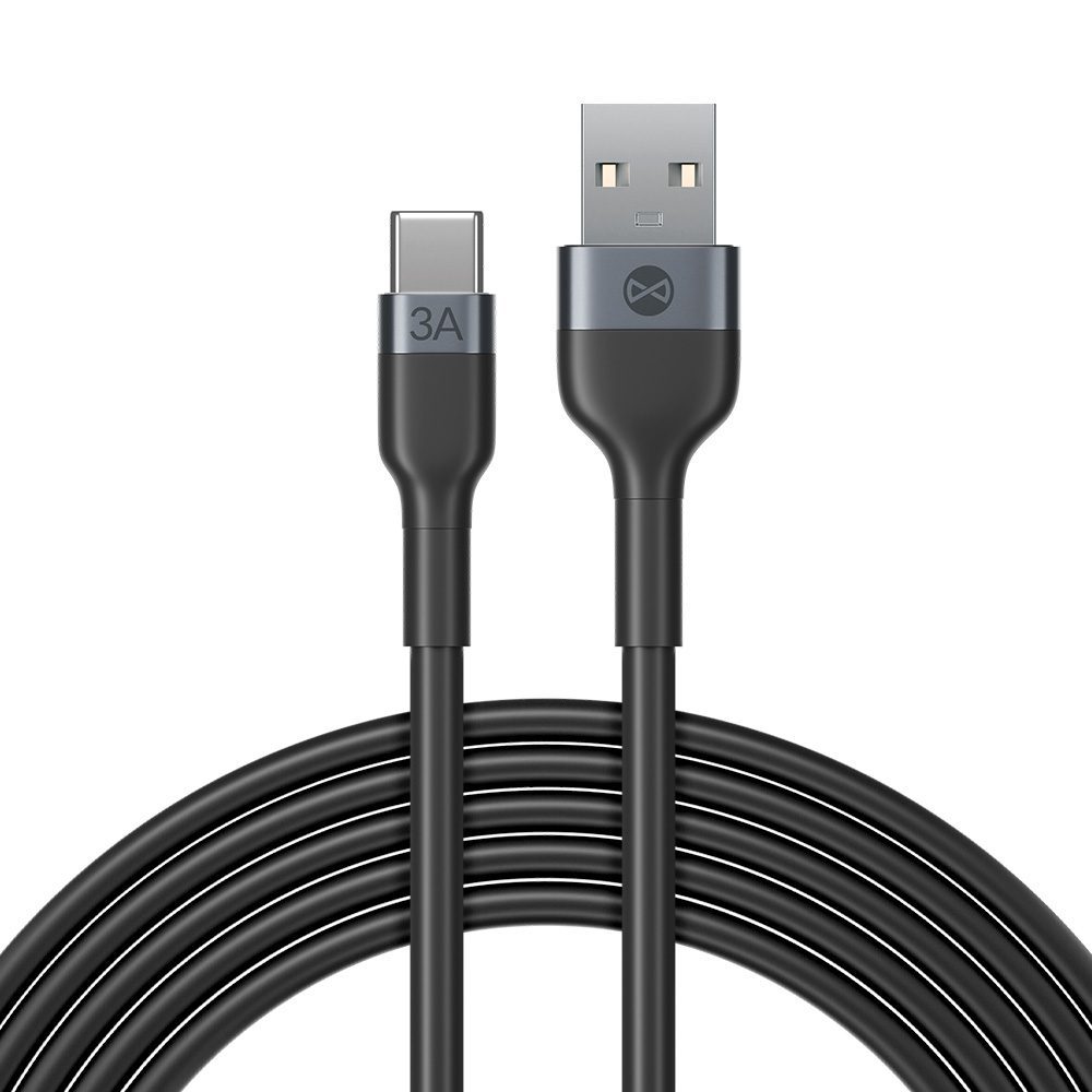Forever Flexible cable USB - USB-C 1,0 m 3A black
