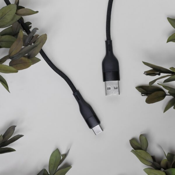 337464_oryg Maxlife MXUC-07 cable USB - USB-C 1,0 m 3A black nylon