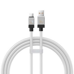 Baseus cable CoolPlay USB - USB-C 1m 100W white