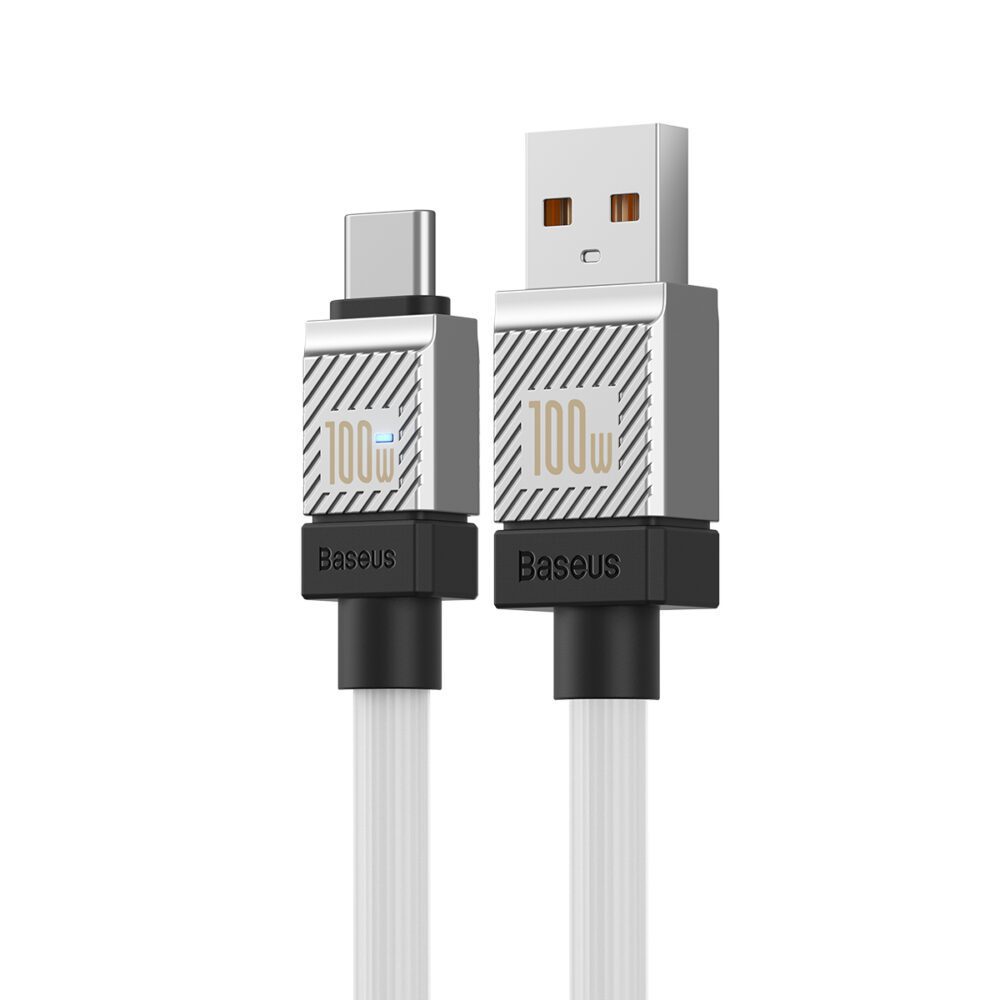 Baseus cable CoolPlay USB - USB-C 2m 100W white