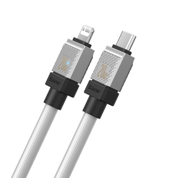 339493_oryg Baseus cable CoolPlay USB-C - Lightning 2m 20W white