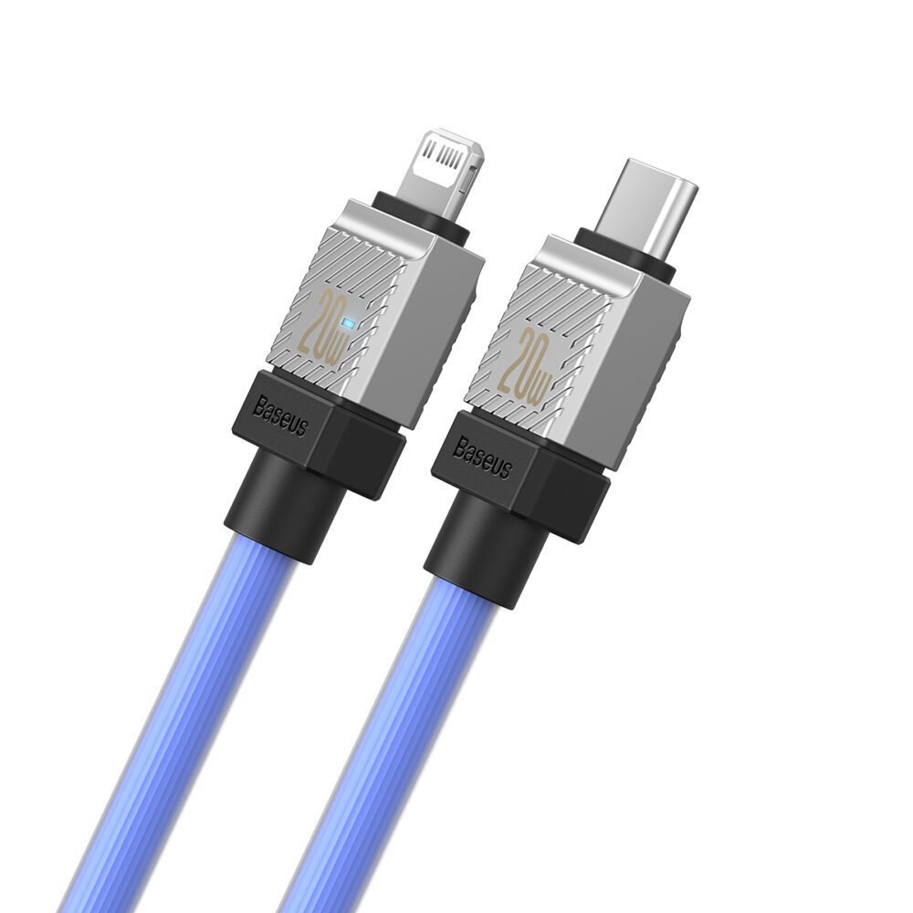 339502_oryg Baseus cable CoolPlay USB-C - Lightning 2m 20W blue