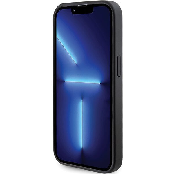 339807_oryg Guess case for iPhone 14 Pro Max 6,7" GUHMP14XPSAHMCK black HC PU Saffiano Magsafe