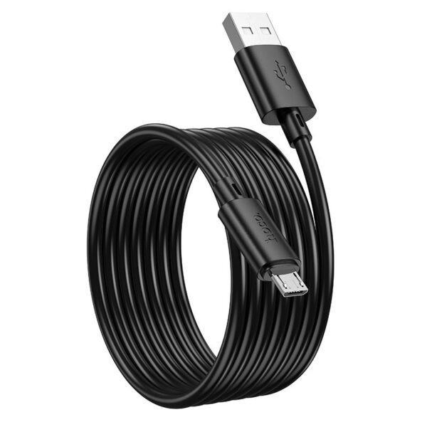 Cable USB A to Micro USB Hoco 2,4A 2 m X88 black