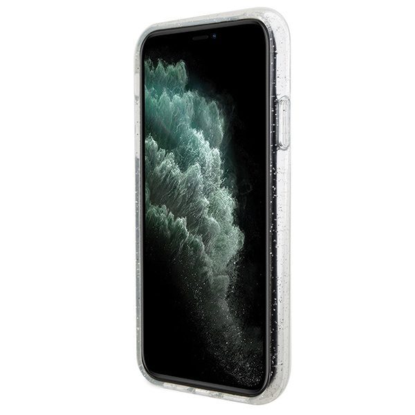 Karl Lagerfeld case for iPhone 11 KLHMN61HGKCNOT transparent HC Magsafe IML KC Glitter