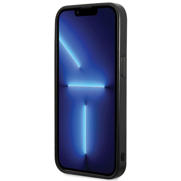 Guess case for iPhone 15 Pro 6,1" GUHCP15LPSFDGSK black HC Sequin Script Metal