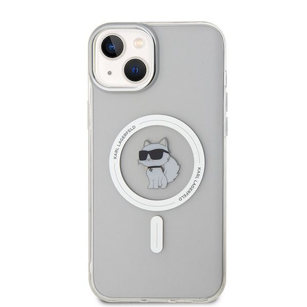 Karl Lagerfeld case for iPhone 15 Plus 6,7" KLHMP15MHFCCNOT transparent HC Magsafe IML C