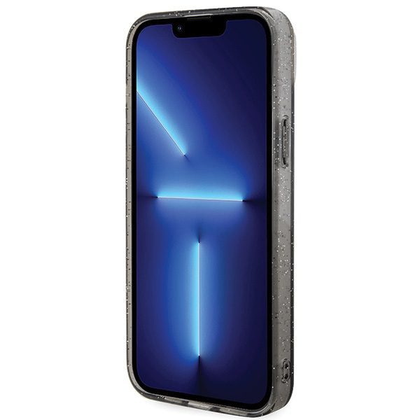 Karl Lagerfeld case for iPhone 15 Plus 6,7" KLHMP15MHGKCNOK black HC Magsafe IML KC Glitter