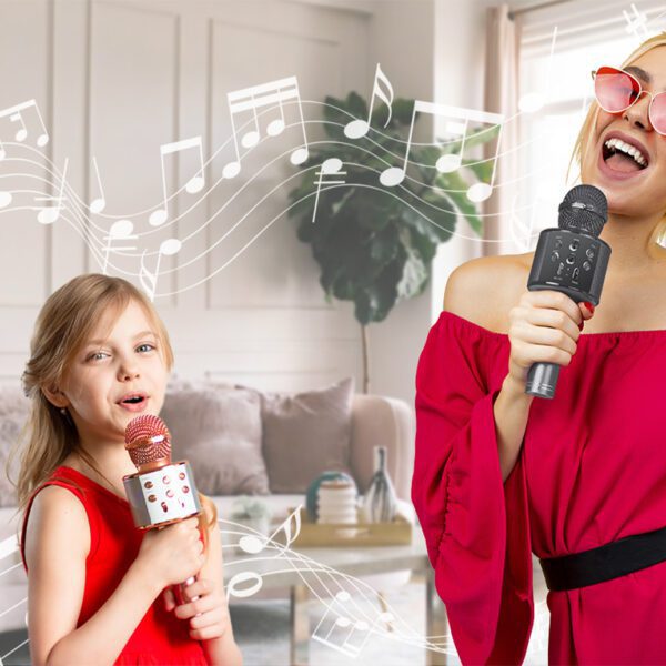 Forever Bluetooth microphone with speaker BMS-300 Lite pink