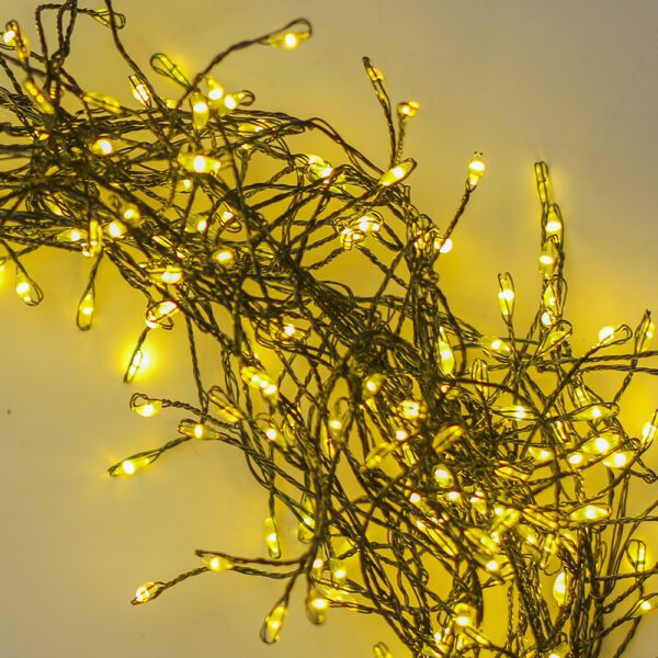 String Light GREEN TWIG CLF-01 600LED yellow 6m + 5m cable Forever Light