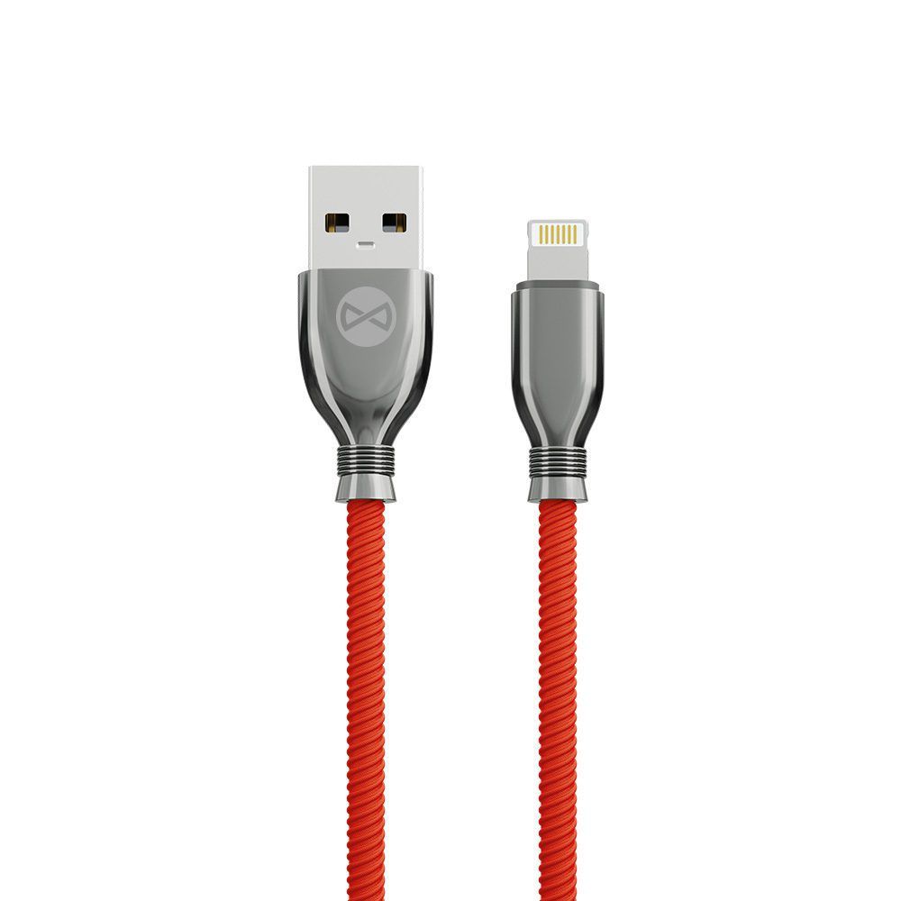 358501_oryg Forever Tornado cable USB - Lightning 1,0 m 3A red