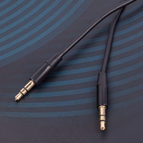 Maxlife audio cable jack 3.5 mm - jack 3.5 mm 1m black