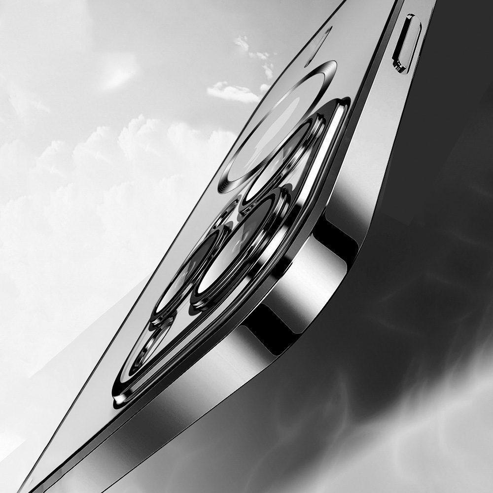 Vmax Electroplating Mag TPU case for iPhone 16 Plus 6,7" black