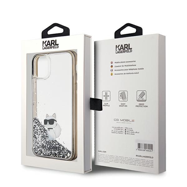 363862_oryg Karl Lagerfeld case for iPhone 11 KLHCN61LKCNSK transparent HC LIQ. GLITTER C