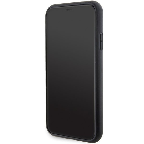 363899_oryg Karl Lagerfeld case for iPhone 11 KLHCN61GSAKCPK black HC GRIPSTAND SAFFIANO KC PINS