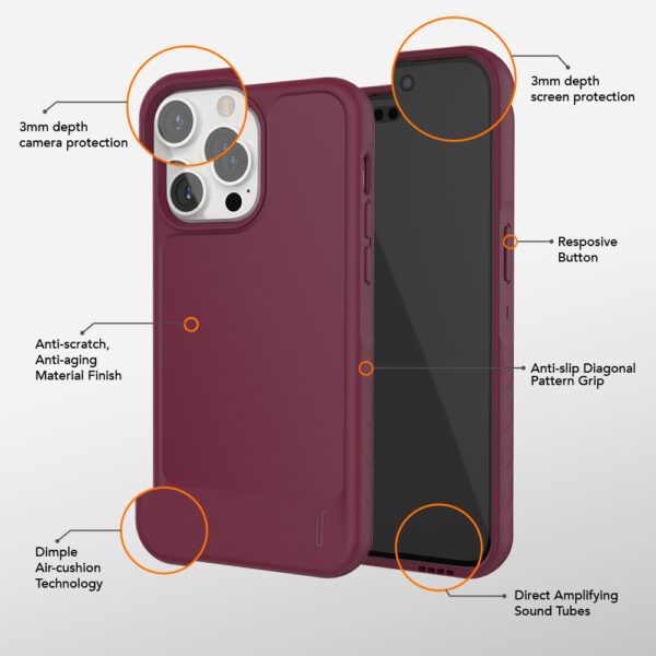 Ugly Rubber L case for iPhone 15 Plus 6,7" black