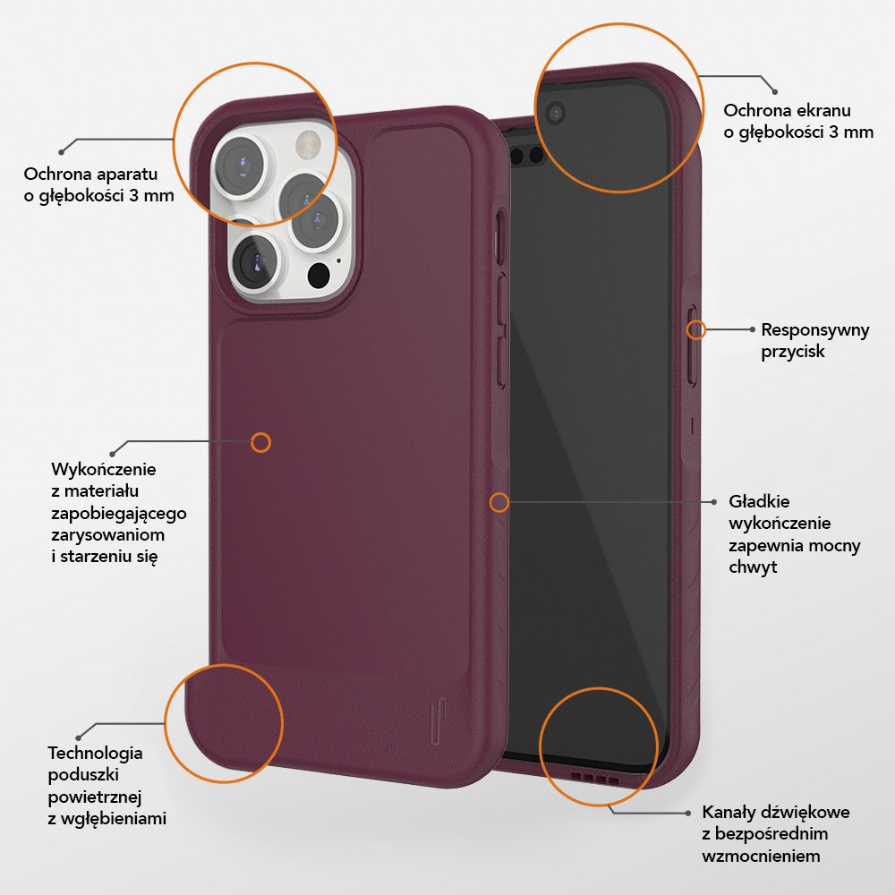 Ugly Rubber L case for iPhone 15 Plus 6,7" black