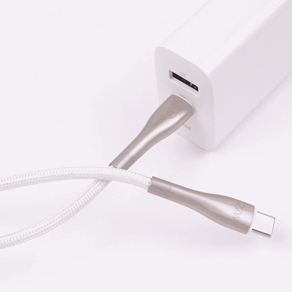 Forever Sleek cable USB-C - Lightning 1,0 m 27W white