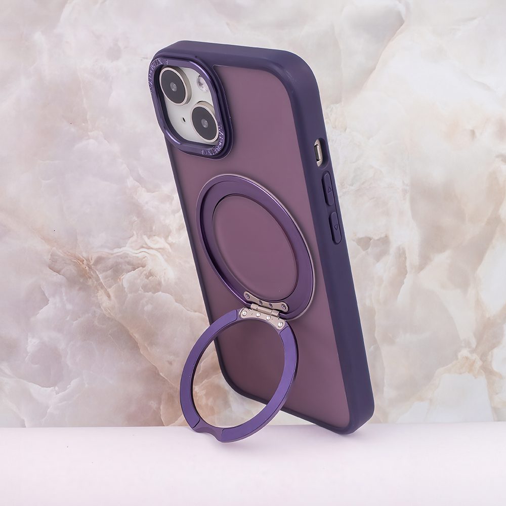369319_oryg Mag Ring Rotating case for iPhone 13 6,1" purple
